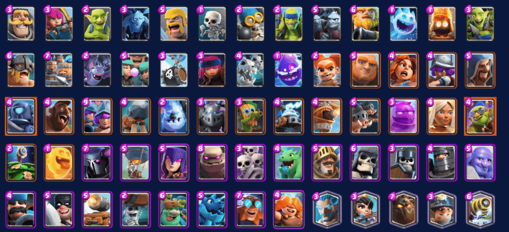 clash royale card comparison