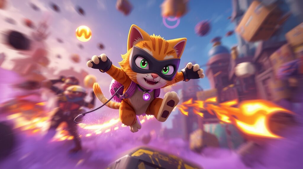 Kit Brawler from Brawl Stars in action pose