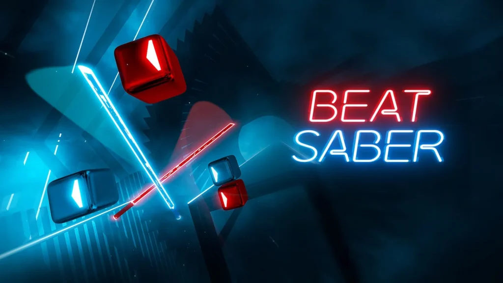 beat saber VR game