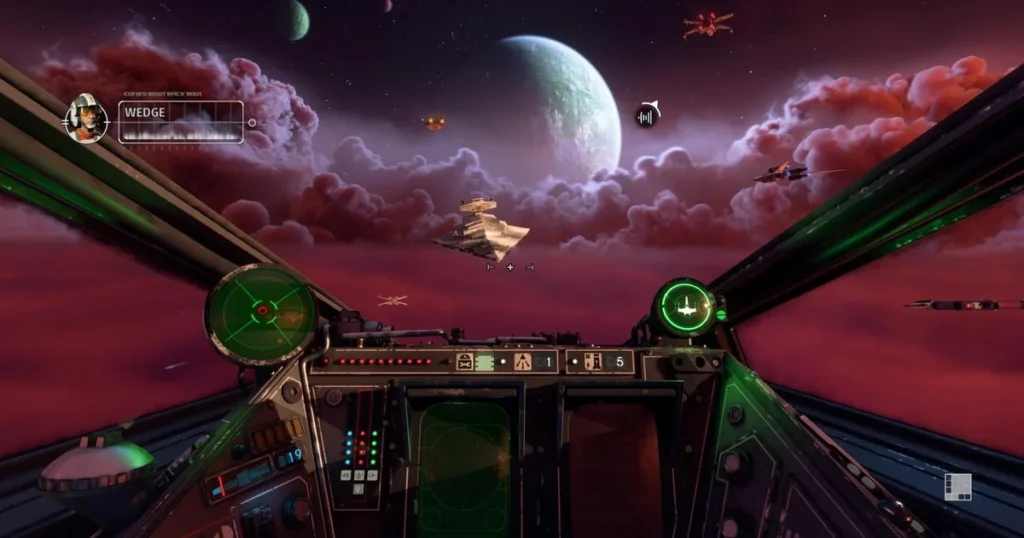 Star Wars Squadrons VR game