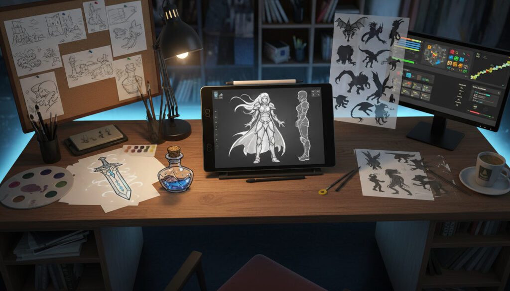 things to draw for game development