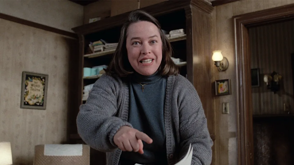 Annie Wilkes (played by Kathy Bates) – From Misery.