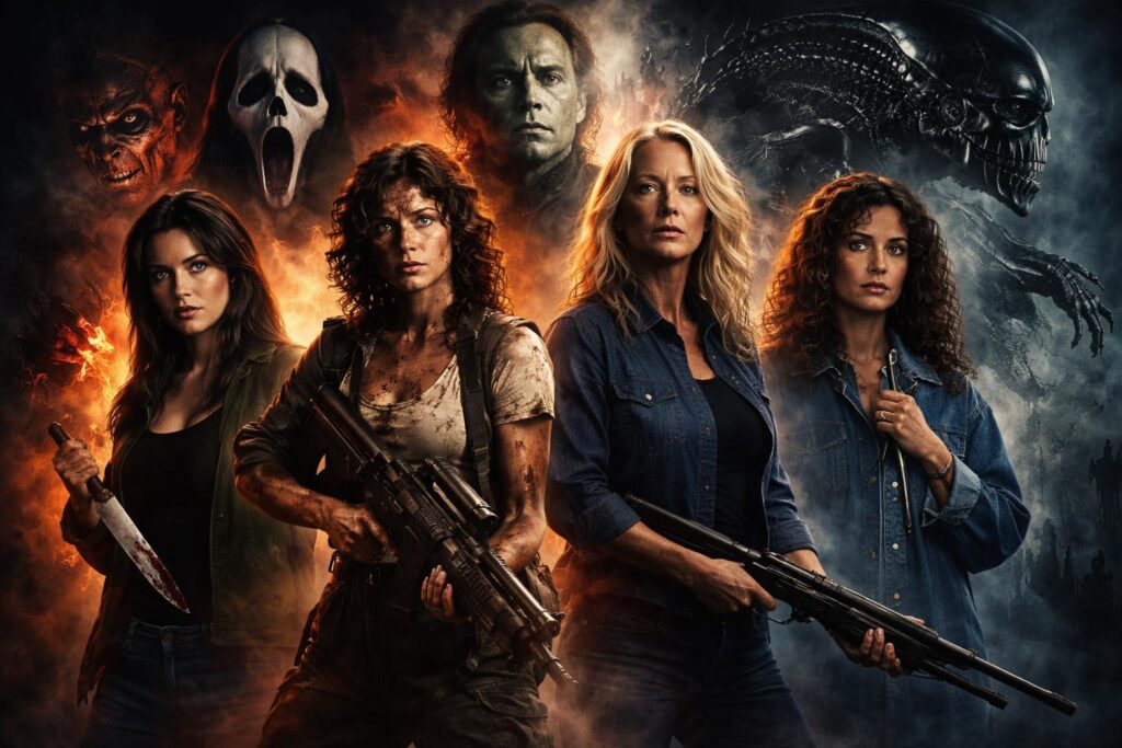 female horror moview charaters