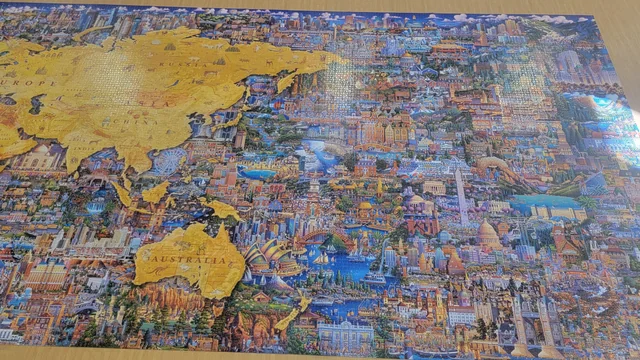 how to frame a puzzle