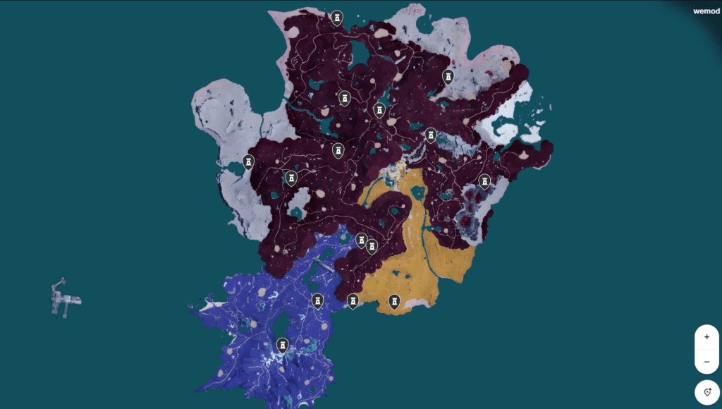 Palworld Dungeon Locations