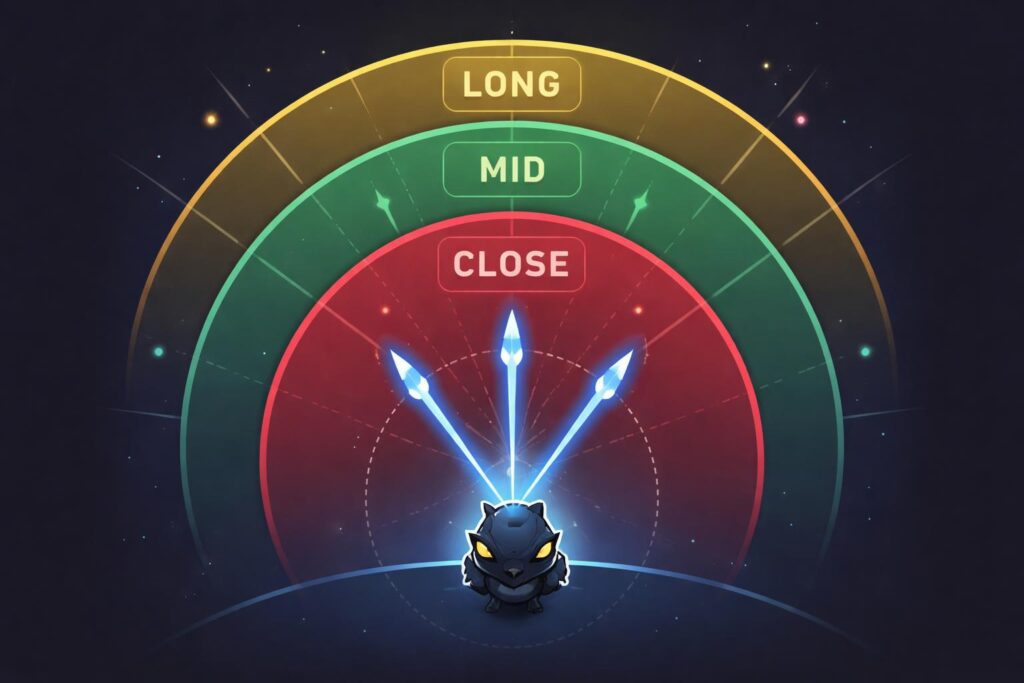  Dagger Spread Range Diagram