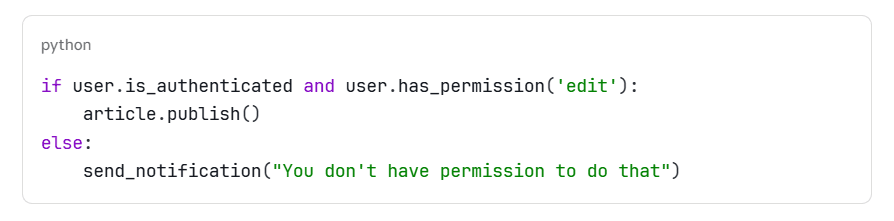 python language example