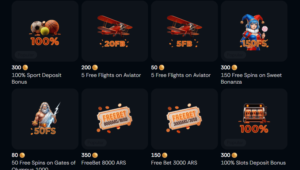 cuatrobet bonus shop