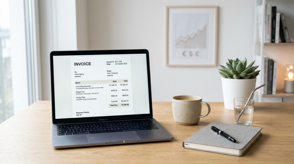 how to make an invoice for free